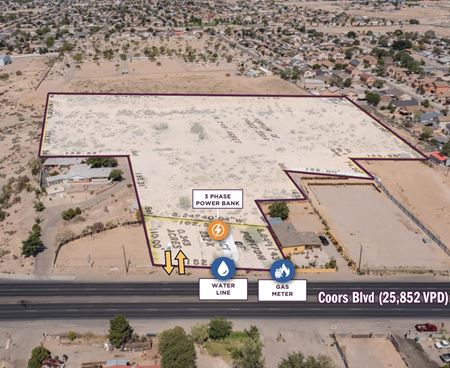 Land space for Sale at 1735 coors blvd sw albuquerque nm 87121 in Albuquerque