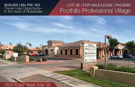 Office space for Sale at 16515 S 40th St in Phoenix