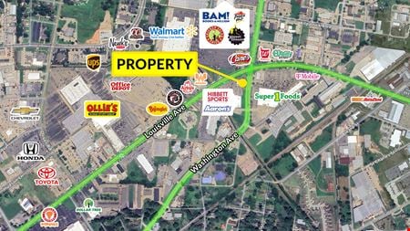 Retail space for Rent at 2770 Louisville Ave in Monroe