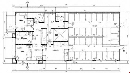 Turnkey Pet Grooming & Boarding Facility w/fenced yard