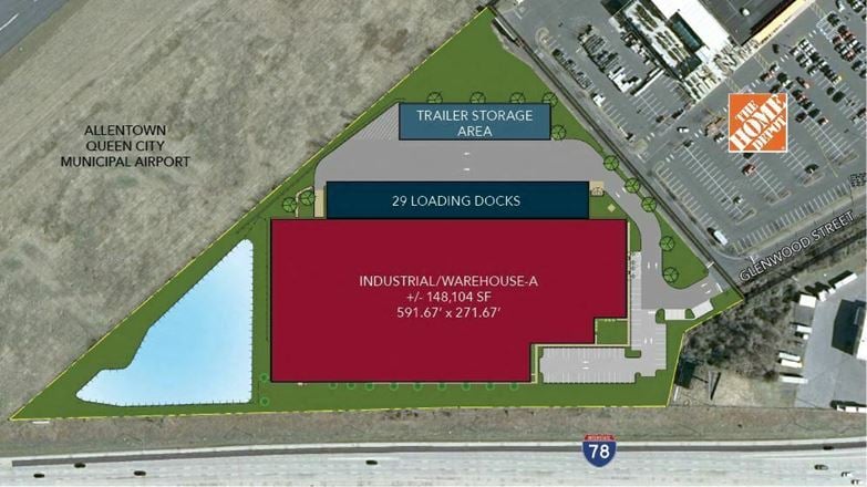 Industrial space for Rent at 1811 Glenwood Street SW in Allentown