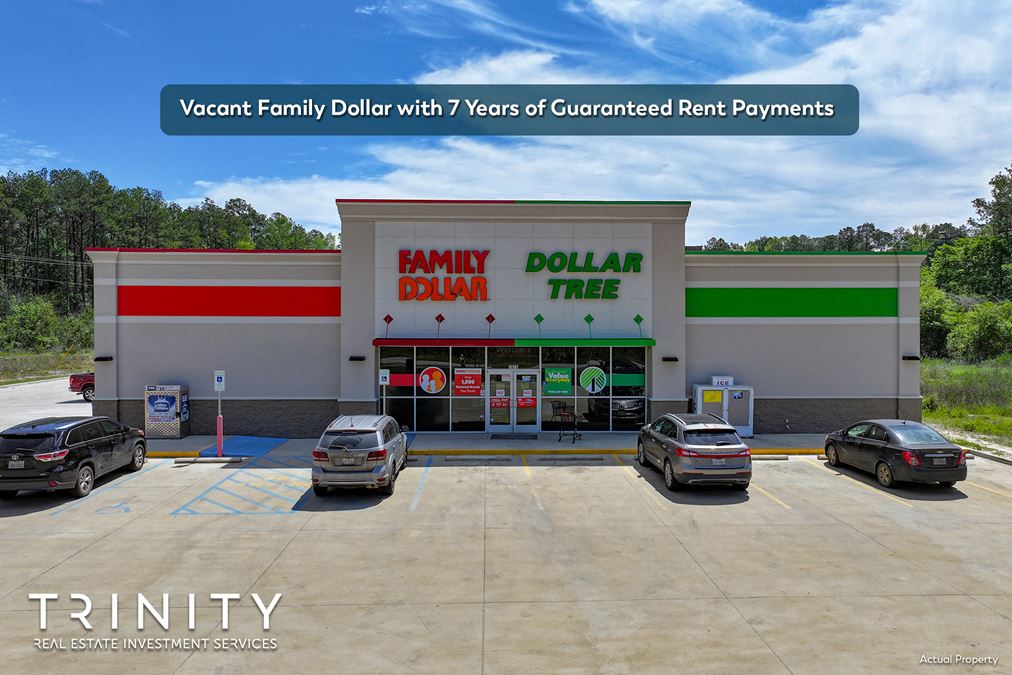 Vacant Family Dollar With 7 Years of Guaranteed Rent Payments