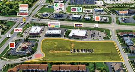 VacantLand space for Rent at NEQ of Hwy 31 & County S in Kenosha