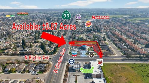 ±0.87 Acres of Prime Commercial Land in Fresno, CA