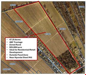 47.25 Acres Development Land