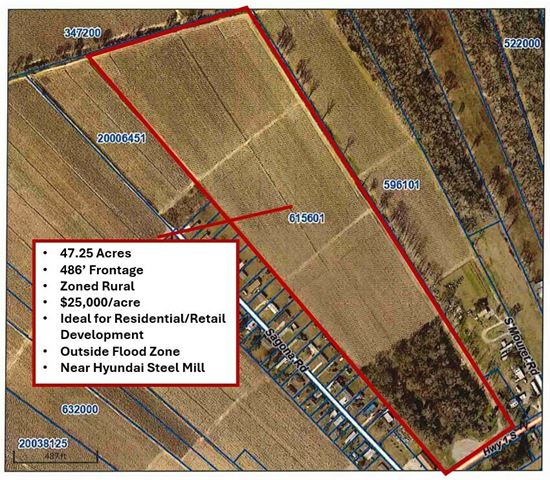 47.25 Acres Development Land