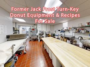 Former Jack Frost "Turn-Key" Donut Equipment & Recipes