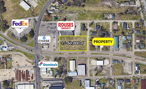 Grand Caillou Rouse's Outparcel for Lease or BTS