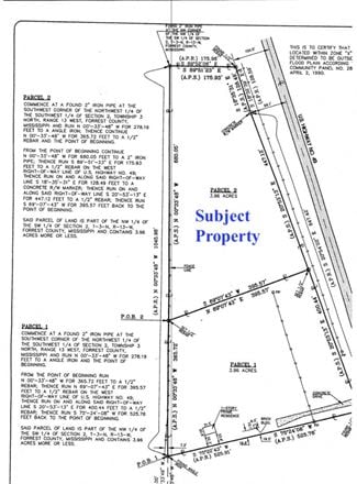 VacantLand space for Sale at 4883 U.S. 49 in Hattiesburg