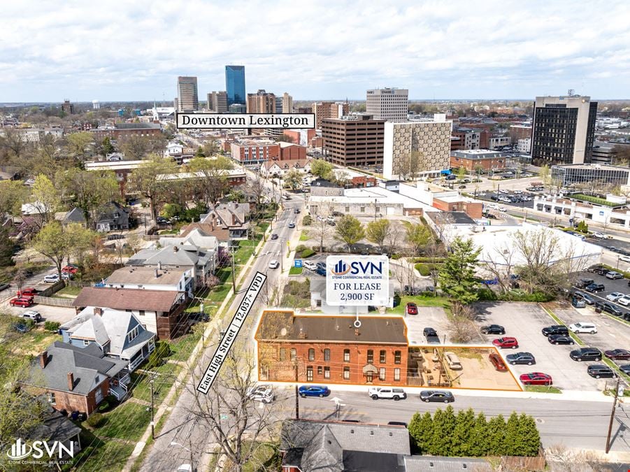 343 E High Street - Former Lexington Coffee Shop For Lease