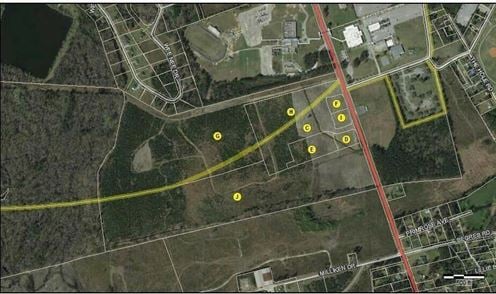 Former Regional Planned Walmart Super Center Site Opportunity Zone 107 Acres Industrial-Hwy Commercial Blank Slate