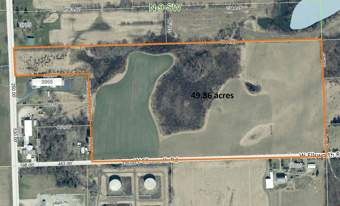 49.86 Acres AG Vacant Land in Chelsea