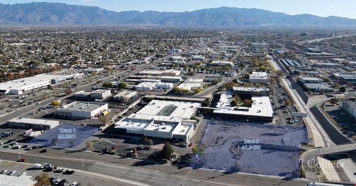 Pad Sites Available on Carlisle & Menaul