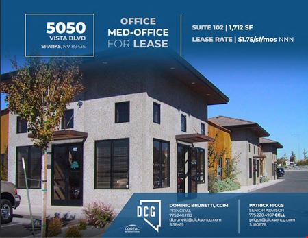 Office space for Rent at 5050 Vista Blvd in Sparks