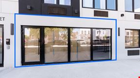 1,000 SF | 134 Erasmus Street | Modern Glass Storefront in Flatbush for Lease