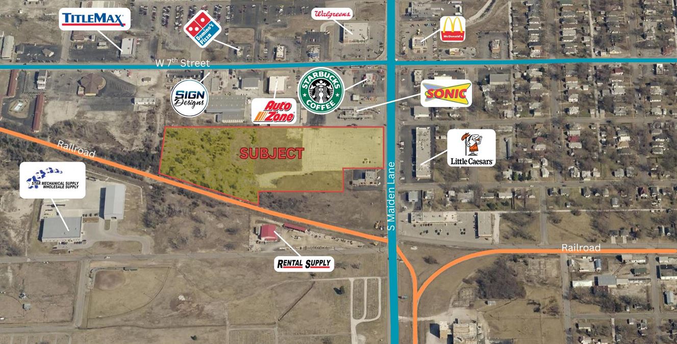 9.8 Acres Tract of Commercial Land