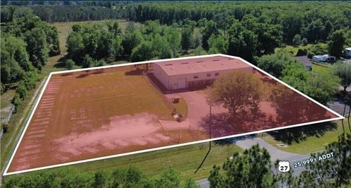 25845 W US Highway 27 - Investment Opportunity | Warehouse with Adjacent 0.97± AC Lot