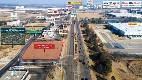 1.19 Acre Ground Lease or BTS at Orchard Rd Residential Development