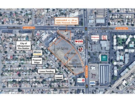 VacantLand space for Rent at 9620 Menaul NE in Albuquerque