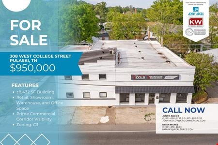 Industrial space for Sale at 308 West College Street in Pulaski