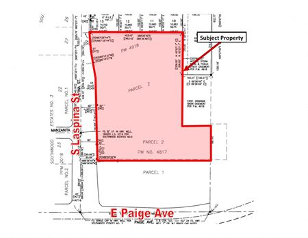 Two Parcels of Prime Retail Land off CA-99 and Paige Avenue - Tulare
