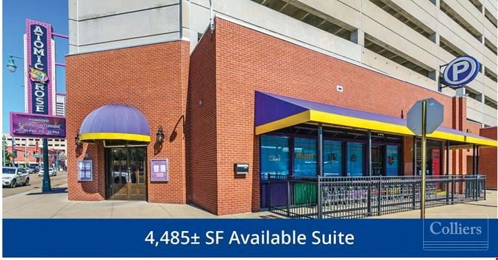 Two suites (4,485± & 3,635± SF) available in Downtown Memphis