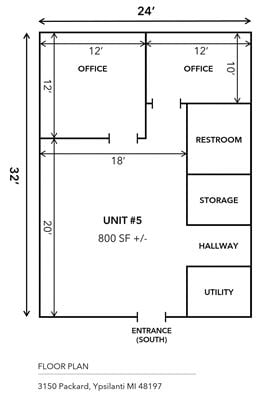 Office Suite for Lease in Ypsilanti