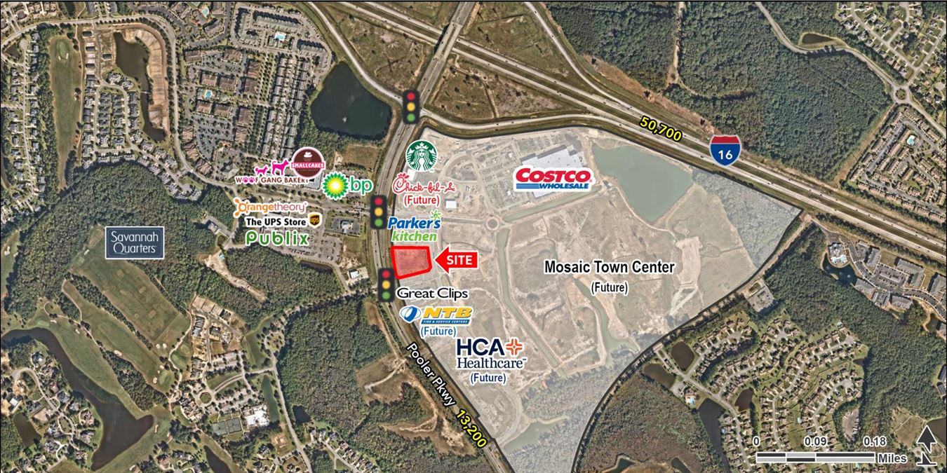 Mosaic Pooler Outparcel I16 & Pooler Parkway, Pooler, GA Retail