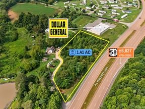 $1 Auction – 1.41 Acre Parcel | Dollar General Adjacent | 6K VPD | Martinsville, VA Area
