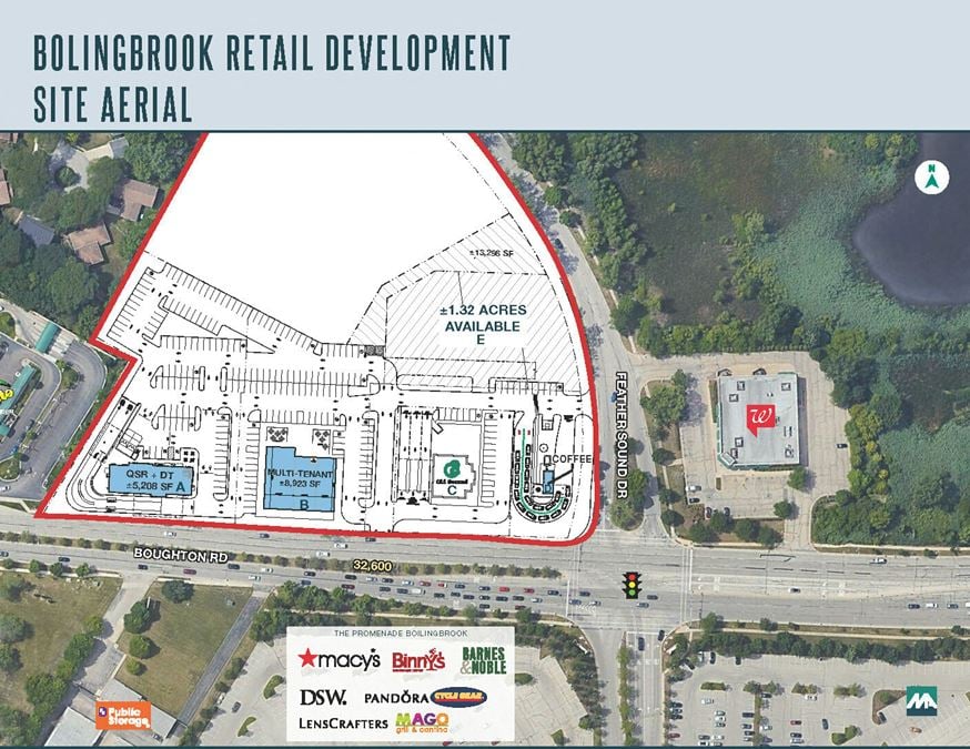 New Retail Development Across From The Promenade Bolingbrook