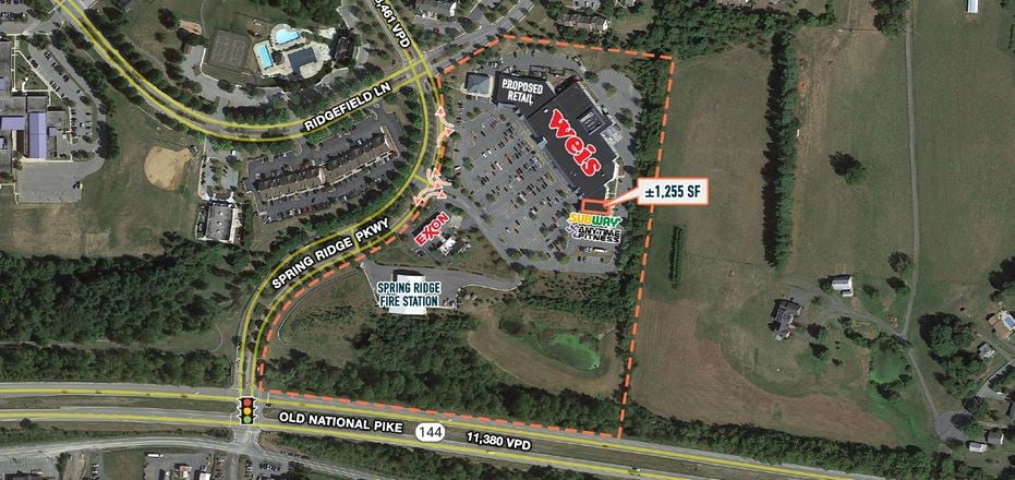 Retail space for Rent at 6070 Spring Ridge Parkway in Frederick