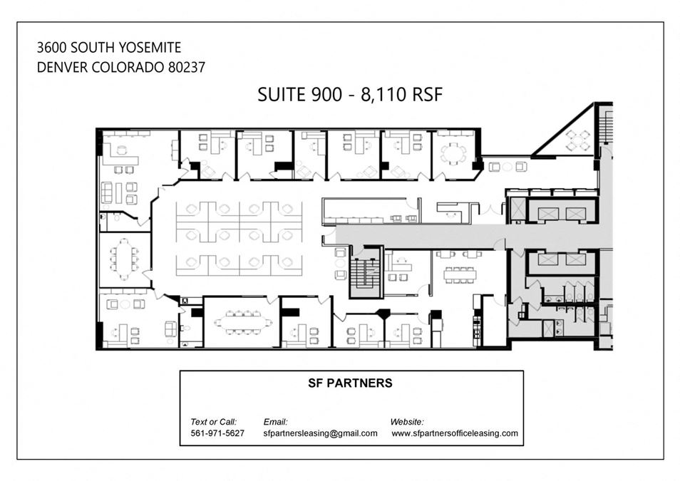 8,110 SF Suite 900 A Professional and Medical Office Space