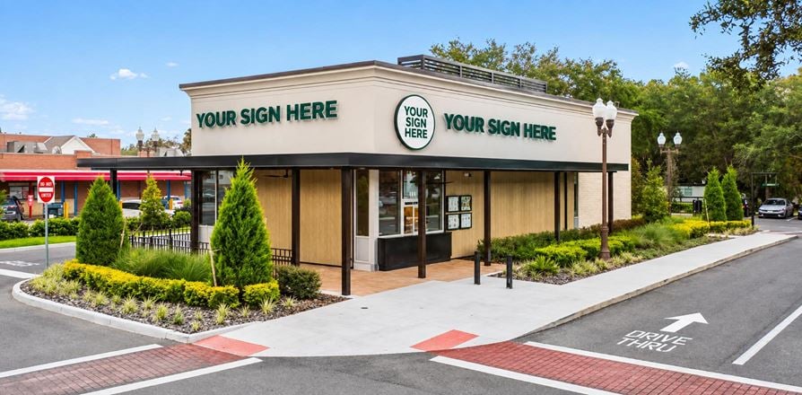 2nd Gen Drive Thru Retail Building