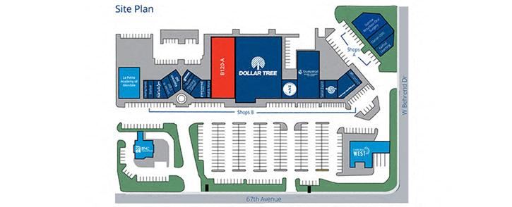 Retail Center Space for Lease in Glendale