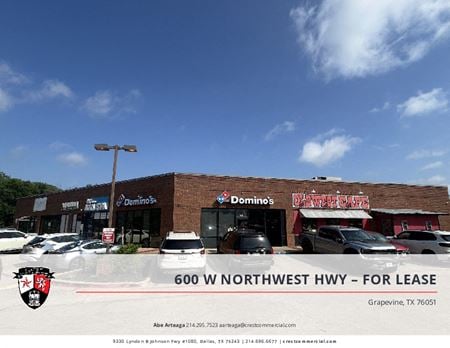 Retail space for Rent at 600 W Northwest Hwy in Grapevine
