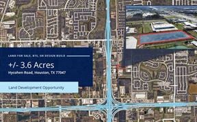 FOR SALE, BTS, OR DESIGN BUILD I ±3.6 Acres I 38,929 SF Building