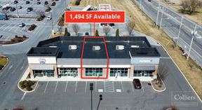 For Lease 1,494 SF Retail Space