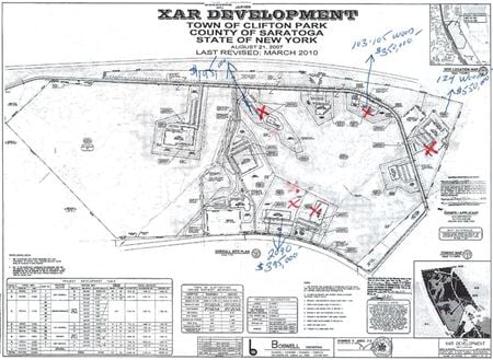 VacantLand space for Sale at 77/83, 103 -105, and 124 Wood Road and 2090 RT 9 in Clifton Park