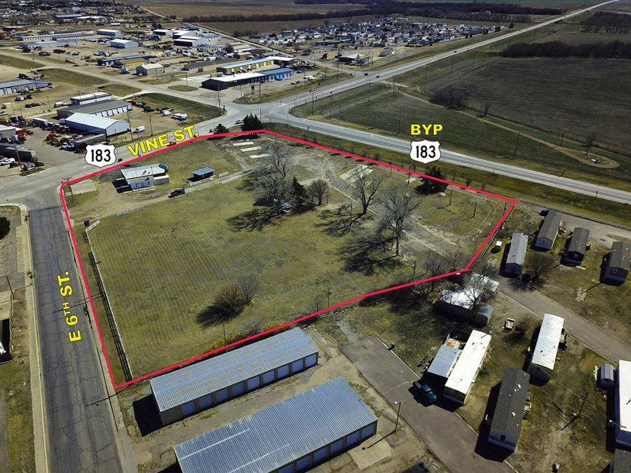 ±4.90 Acres of Prime Corner Commercial Land in Hays KS