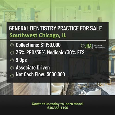 Photo of commercial space at #1156174 - General Dentistry Practice For Sale - Southwest Side Chicago in Chicago
