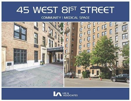 Retail space for Rent at 45 W 81st St in New York
