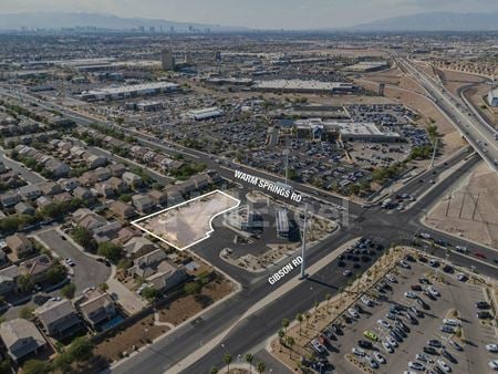Photo of commercial space at SWC Gibson Rd & Warm Springs Rd in Henderson