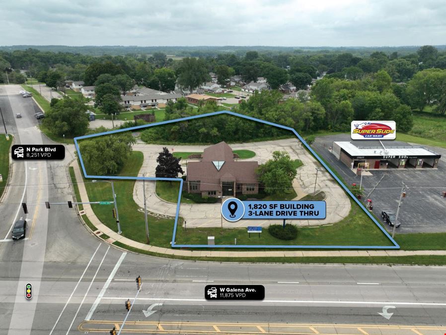 $1 Auction – Former US Bank | Signalized Hard Corner | 20K VPD Traffic Count