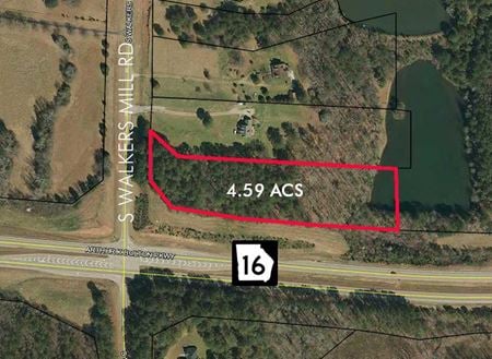 +/- 4.59 Acres Hwy 16 & S Walkers Mill Rd - Griffin
