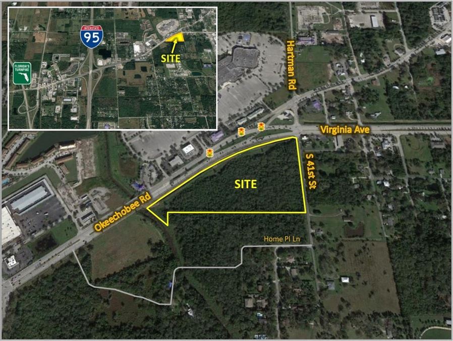 18+/- Acres Virginia Ave & Okeechobee Rd