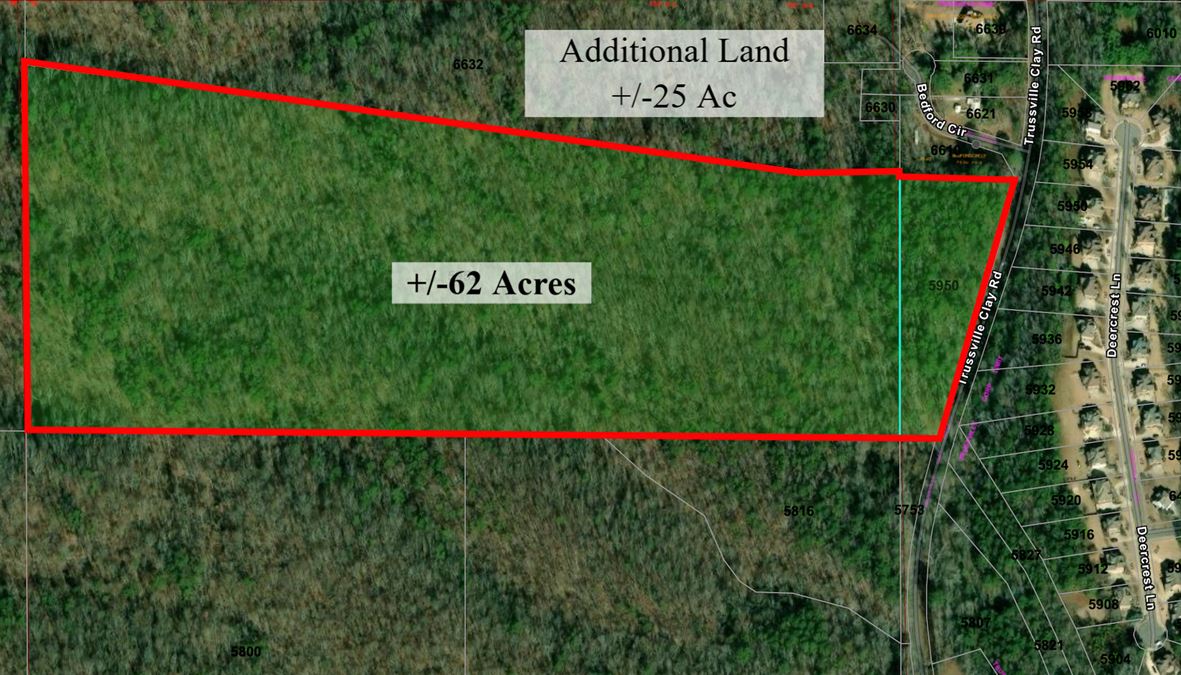 +/- 62 Acres for Development