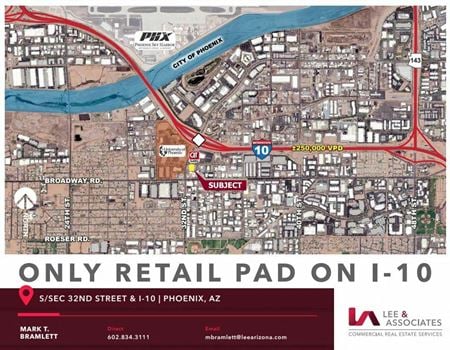 Retail space for Rent at S/SEC 32nd Steet & I-10 in Phoenix