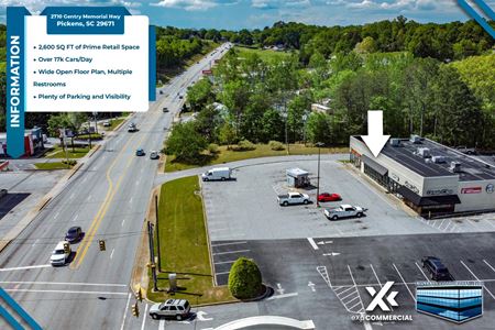 Photo of commercial space at 2710 Gentry Memorial Highway in Pickens