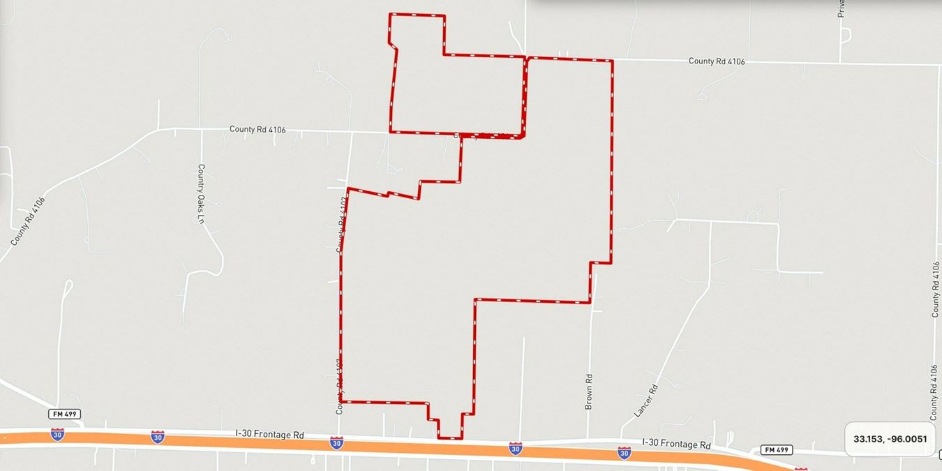 I-30 Acreage for Master-planned Development