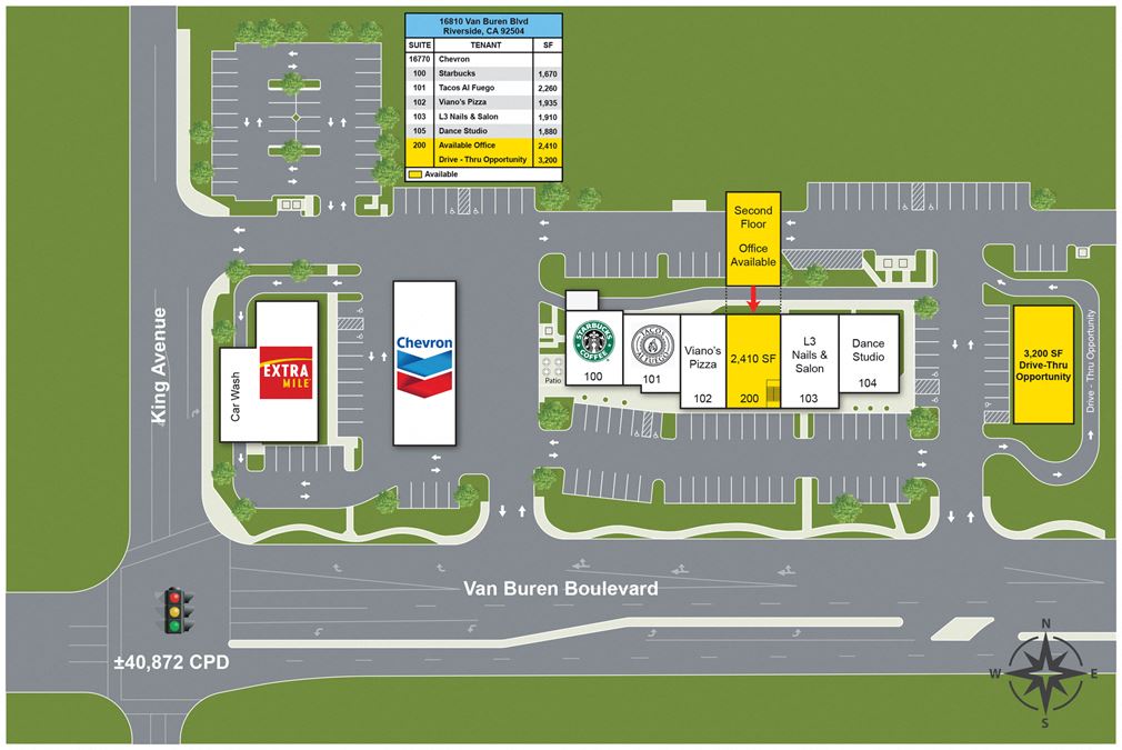 ±3,200 SF Drive-Thru Pad Opportunity & Office Space for Lease